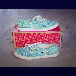 Floral vans